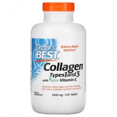 Doctor's Best Collagen Types 1 and 3 with Vitamin C 1,000 mg, 540 Tablets